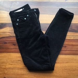Black Gap velvet corduroy skinny jean